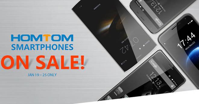Разпродажба на HOMTOM смартфони