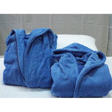 Средно син халат