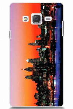 Заден предпазен капак за Samsung J500 Galaxy J5 City Lights – Светлините на града