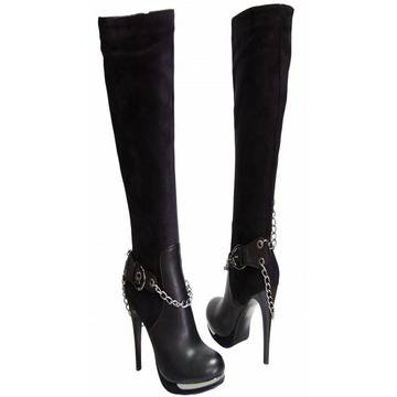 Дамски елегантни ботуши Roberto Zago, 37 EU, черен