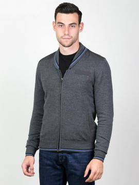 Сива мъжка жилетка