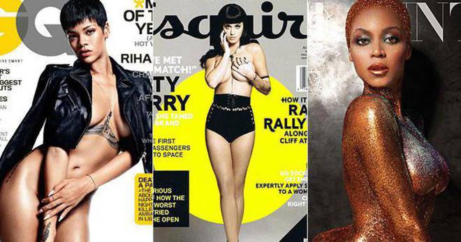 Най-добрите голи корици на списания според Билборд