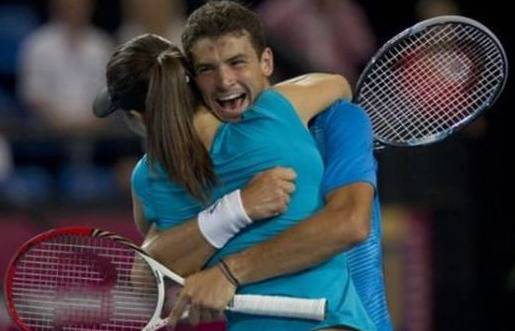 Пиронкова подкрепи Гришо за турнира в София