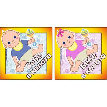 Стикери „Бебе в колата“