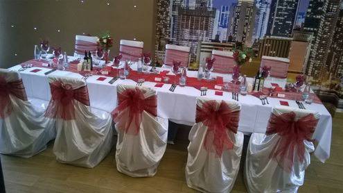 покривки за маса – балони – доставка и украса, сватбена украса,