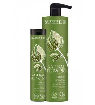 Selective NATURAL FLOWERS Hydro Shampoo Деликатен Хидтратиращ Шампоан За Коса 1000ml
