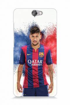 Заден предпазен капак за HTC One A9 Neymar Barcelona front Неймар Барселона