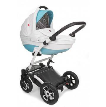 Комбинирана детска количка 2в1 Tutek Torero Eco White Turquoise