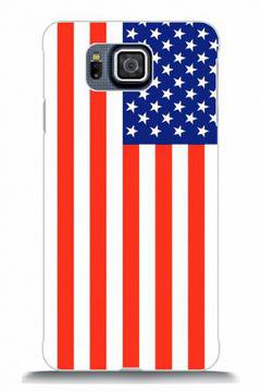 Заден предпазен капак за Samsung Galaxy Alpha G850 Американско знаме USA флаг
