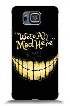 Заден предпазен капак за Samsung Galaxy Alpha G850 We are all mad here Alice in Wonderland