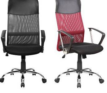 Комфорт на работното място !Стол Kring Fit, Ергономичен, Mesh Черен