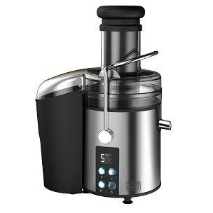 Сокоизстисквачка за плодове и зеленчуци StarLight DPJ-800W, 800 W, Съд за сок 2 л, Тръба 75 мм, 5 скорости, Дигитален…