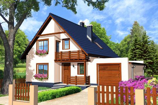 Проект на сглобяема къща „Ива“ 144 м2