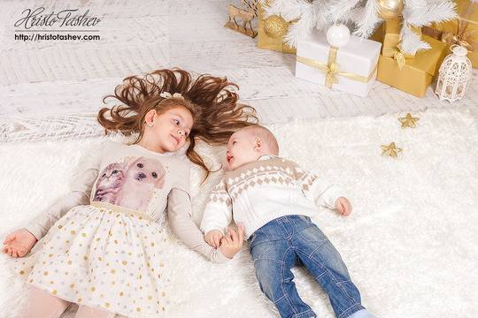 Коледна фотосесия на Венета и Николай