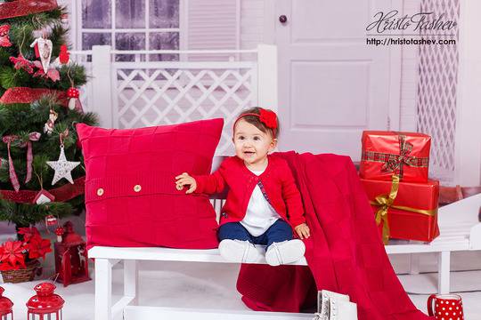 Коледна фотосесия на Айла