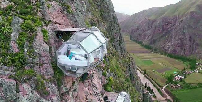 Хотелът, от който ще ви се завие свят (видео)