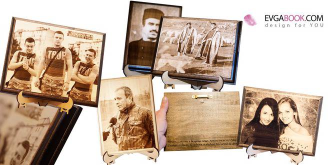 Гравюра с лазер върху дърво