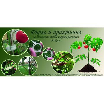Щипки за зеленчуци, грозде и други растения