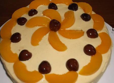 Бърза торта с готови блатове за 15 минути