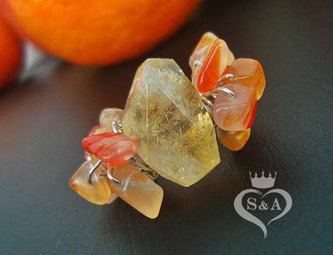 Ръчно Изработен Пръстен Glitter