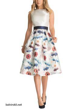 Абитуриентска Къса Рокля Два Цвята