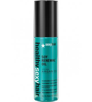 HEALTHY SEXY HAIR Soy Renewal Oil Nourishing Styling Treatment Подхранващо масло за коса с екстракт от соя и арган 100ml