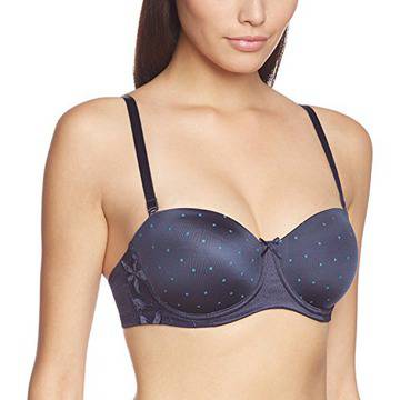 Малена – магазин за сутиен бриджитка без подплънки сутиен без презрамки 75C 75Ц Триумф Triumph Lovely Dots WDP сутиен