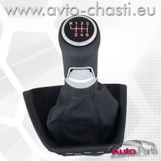 Топка за скоростен лост с кожен маншон и лайстна за BMW E39