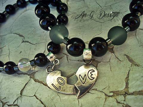 Комплект Гривни За Влюбени Te Amo