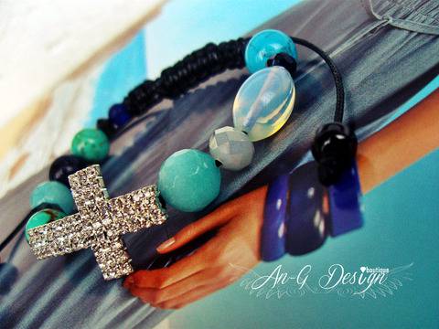 Модерна Дамска Гривна Blue Summer