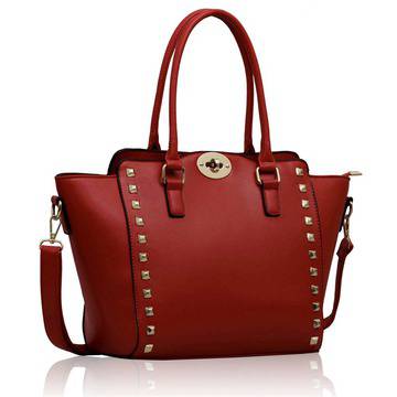 ТОП ОФЕРТА! Дамска чанта Diane, Екологична кожа, Червена