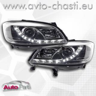 Фарове с вградени дневни светлини за Опел Зафира А