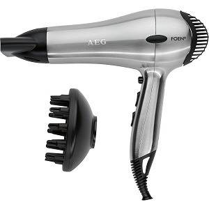 Професионален сешоар с дифузер AEG HTD 5616 Йонизация, 2200W, Хром