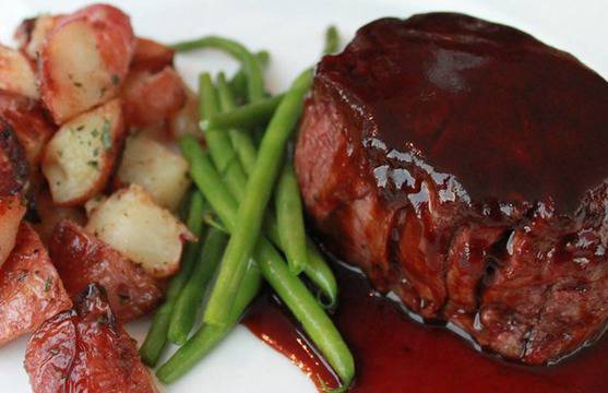 Филе миньон с богата балсамова глазура