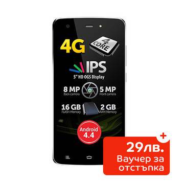 Смартфон Allview V1 Viper S4G, Dual Sim, 4G, Бял