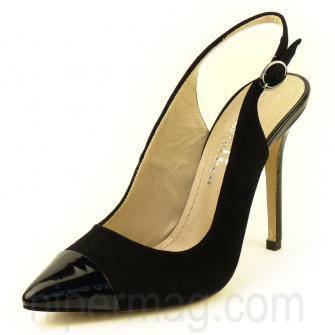 Черни дамски обувки – заострени