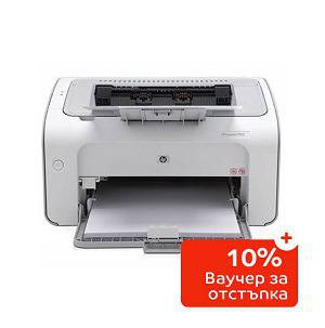 Черно-бял лазерен принтер HP LaserJet Pro P1102, A4