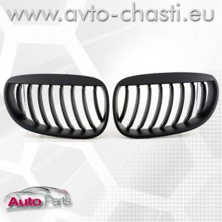 Предни решетки за БМВ Е60. Хромирани бъбреци за БМВ.