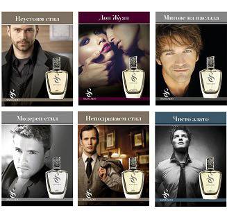 Мъжка колекция парфюми SANGADO, свежи, дървесни, цитрусови, ориенталски предложения.