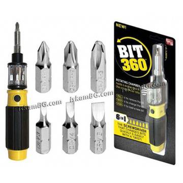 Многофункционална отвертка Bit 360 с приставки