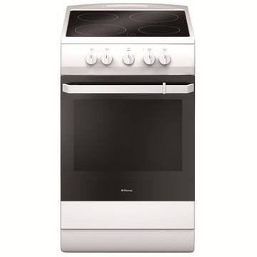 Ел. печка Hansa FCCW53009, 4 Нагревателни зони, Ел. фурна, Клас A++, Бяла