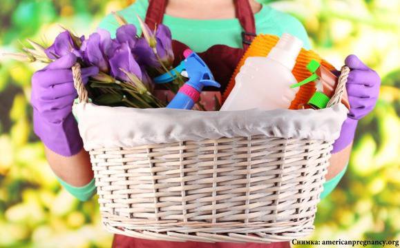 Правила за безопасно почистване у дома по време на бременност