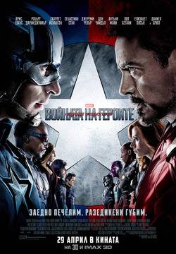„Първият отмъстител: Войната на героите“ с премиера на 29 април 2016