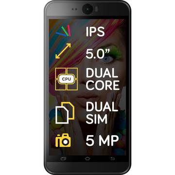 Смартфон Wink Glory, Dual SIM, 8GB, Black