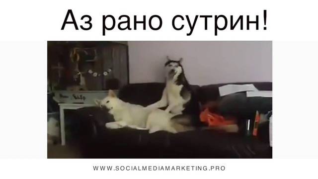 Аз рано сутрин