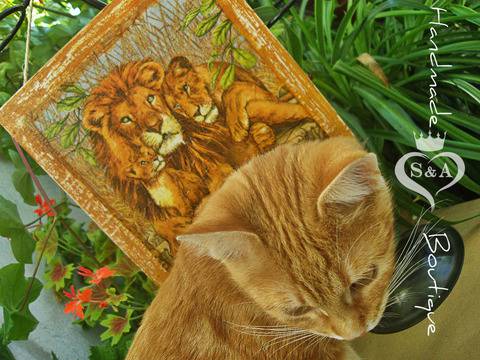 Картина Декупаж Family