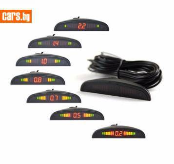 Парктроник система с 4 датчика и LED дисплей