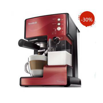 Промоция на Еспресо машина Breville Prima Latte VCF046X-01, Функция разпенване на млякото, Функция Cappuccino,…