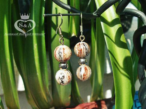 Обеци с РазноЦветни Мъниста