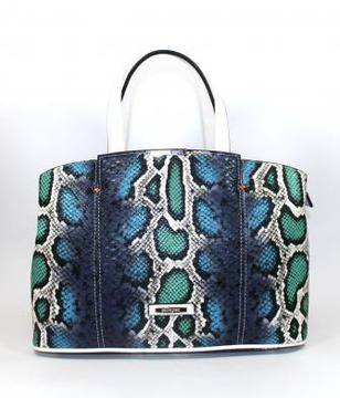 Ефектна дамска чанта – десен змия